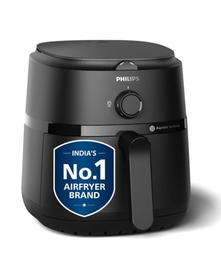 PHILIPS Air Fryer NA120/00, 4.2 Litre, Large | uses up to 90% less fat, with Rapid Air Technology