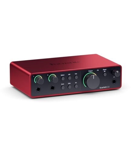 Focusrite Scarlett 2i2 4th Gen Audio Interface