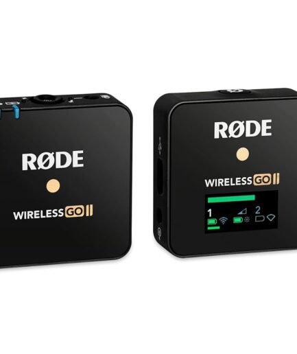 Rode Wireless GO II Single Channel Wireless Microphone System, Black (Model Number  Wireless Go II Single) : Amazon.in: Music