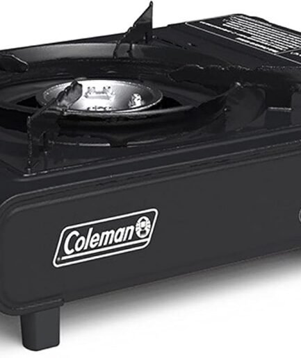 Coleman Classic 1-Burner Butane Stove, Portable Camping Cooktop with Carry Case & InstaStart Ignition, Adjustable Burner with 7650 BTUs of Power for Camping, Grilling, Tailgating, & More : Sports & Outdoors