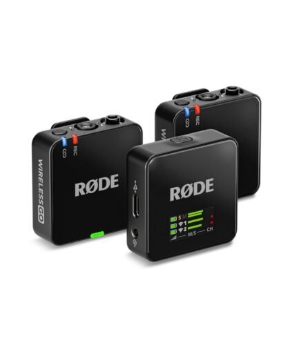 Rode Wireless GO (Gen 3) – Compact Wireless Mic – Pristine Audio, 32-Bit Float Recording, Automatic Level Control, for Phones, Cameras and Computers  OPEN BOX