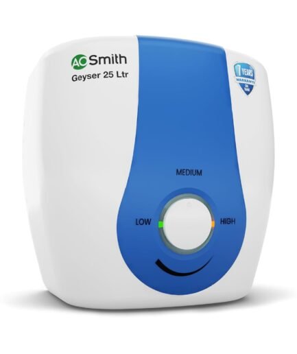 Buy AO Smith Geyser 25 Litre 5 Star Rating (BEE), Vertical Water Heater | Geyser 25 Ltr For High Rise Building | 7 Year Tank Warranty, 2 Year Comprehensive Warranty | SDS-GREEN-025 Online at Low Prices in India